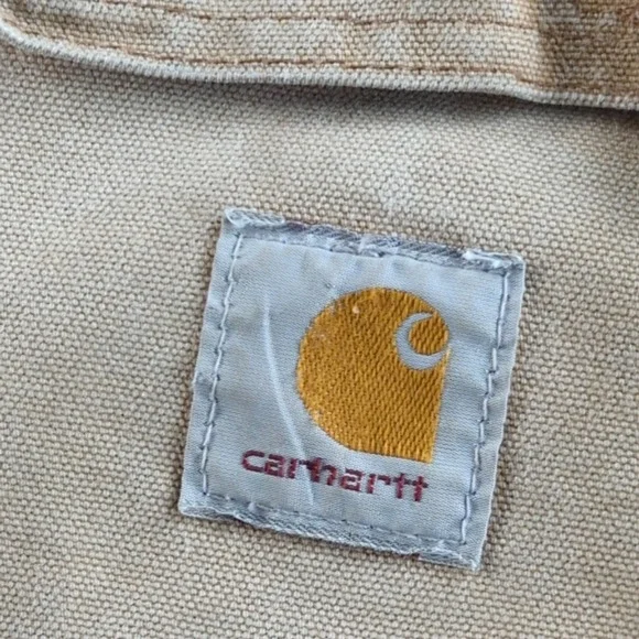 Vintage Y2K Carhartt Jacket Mens XL Brown Duck Quilt C03 Arctic Coat Grunge Fade - Picture 11 of 16
